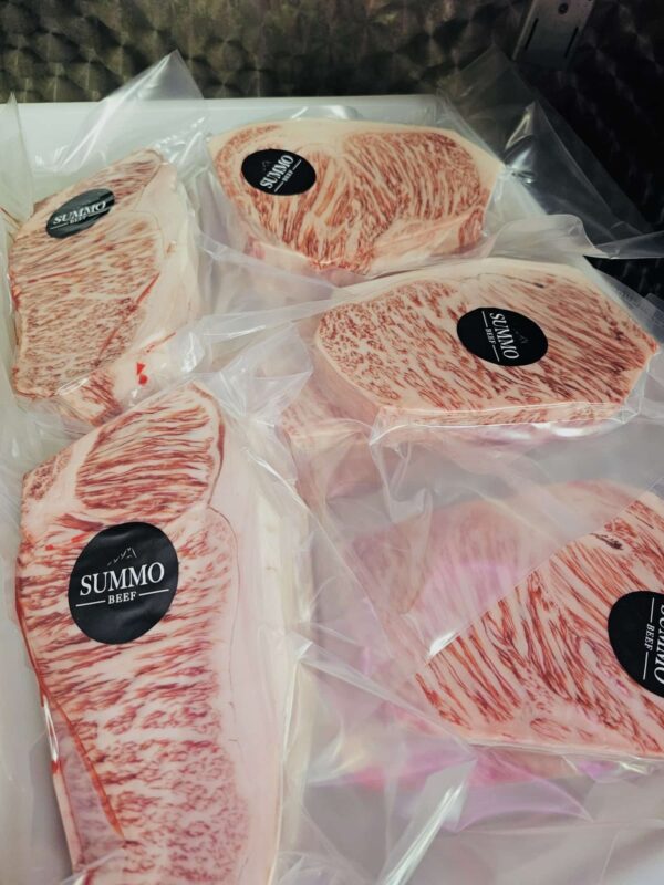 900 days grain fed Japanese A5 Wagyu SUMMO Sirloin Steak (only available @ OS)