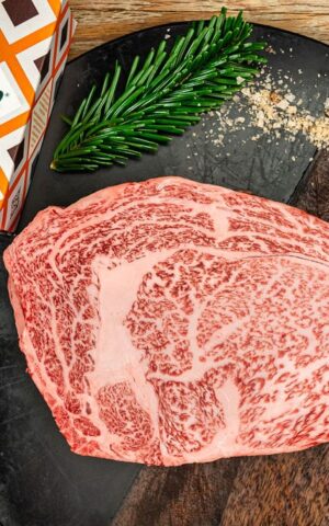 900 days grain fed Japanese A5 Wagyu SUMMO Ribeye Steak (only available @ OS)