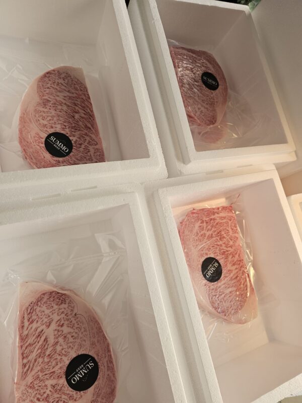 900 days grain fed Japanese A5 Wagyu SUMMO Sirloin Steak (only available @ OS)